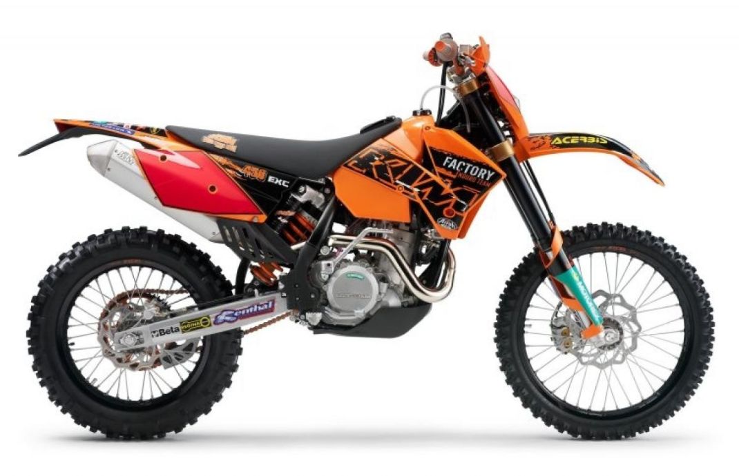 Soporte para KTM 525 XC AÑO 2003-2007