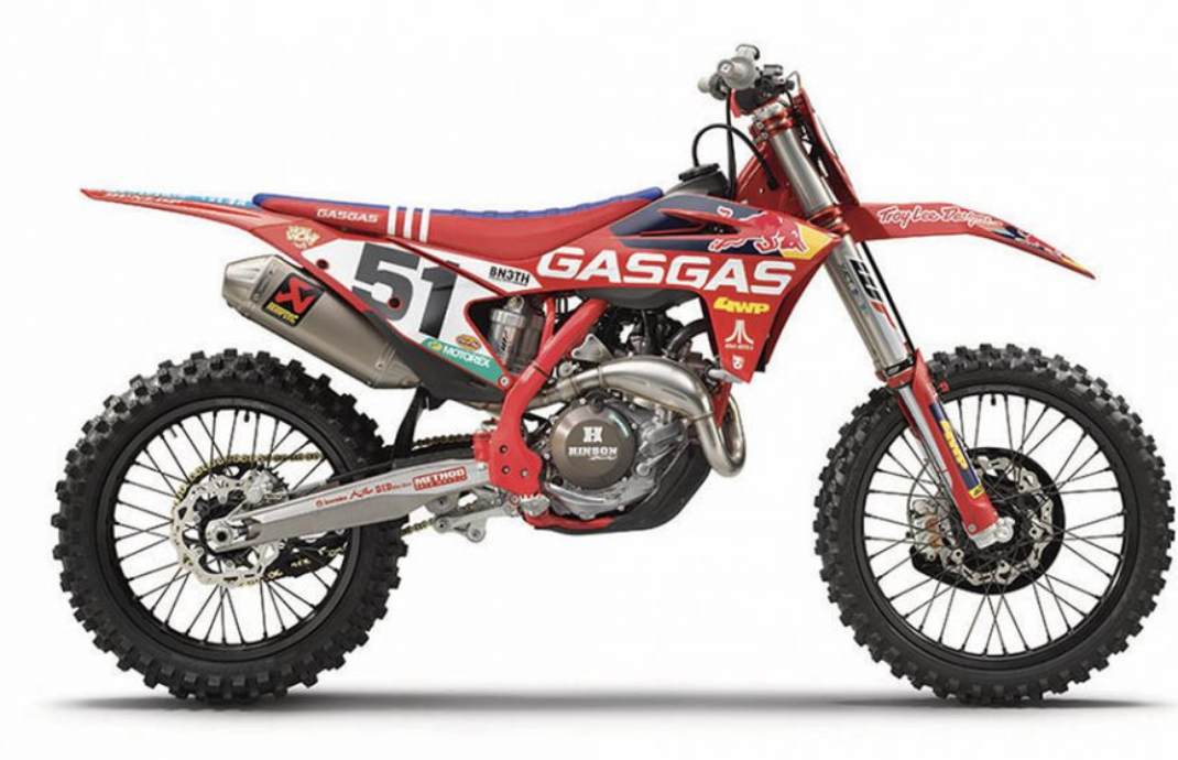 Soporte para GAS GAS MC 450F TROY LEE DESIGNS AÑO 2024