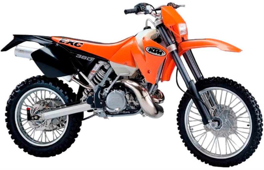 OVERSUSPENSION EN KTM 380 EXC AÑO 2000-2001